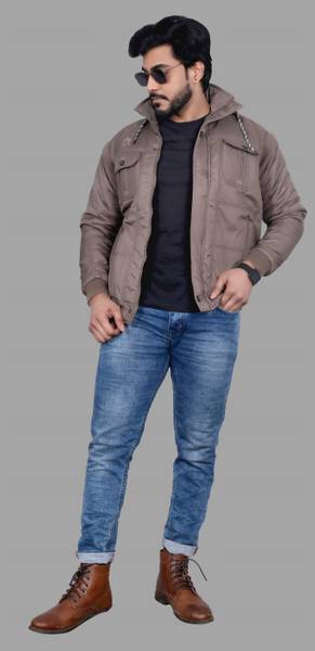 Allons-Y Let's go Full Sleeve Solid Men Jacket