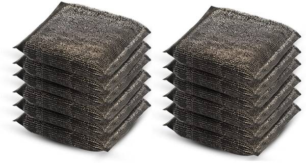 Brite Guard Power Sponge Scrub Pack of 12 Scrub Pad