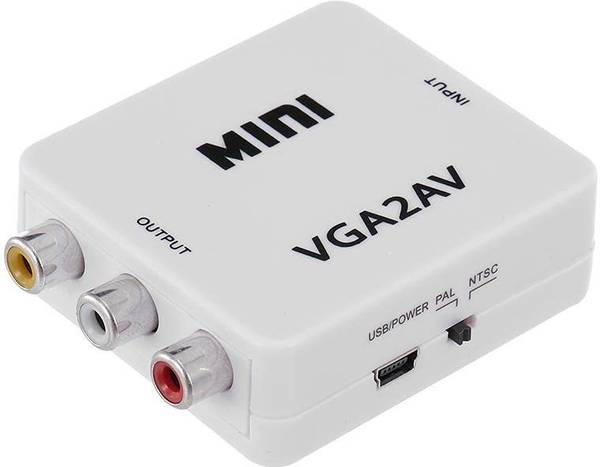 PRV TV-out Cable TV-out Cable MINI AV2VGA UP SCALER 1080P HD VIDEO CONVERTER