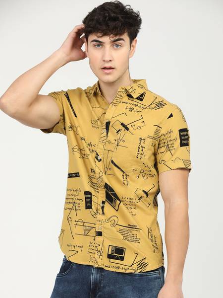 KETCH Men Printed Casual Multicolor Shirt