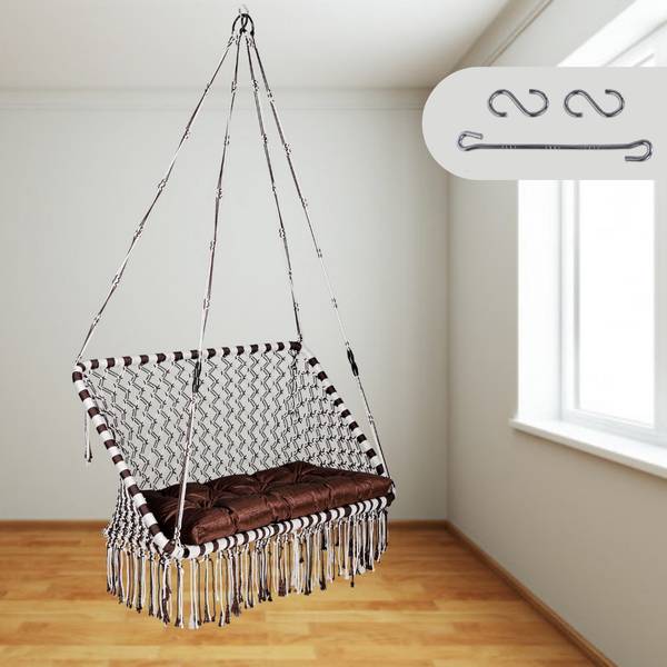 Flipkart Perfect Homes Studio Double Seater Swing with Cushion Nylon