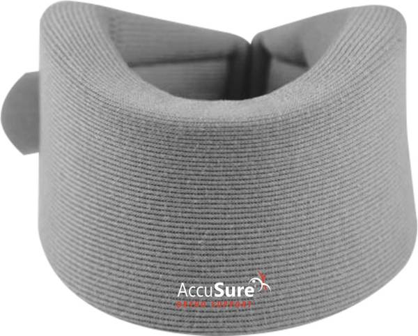 AccuSure Soft Cervical Collar Adjustable Neck Brace (Immobilization, Comfort) Neck Support