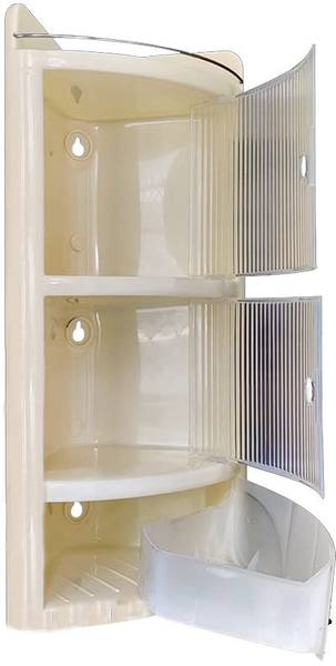 URBAN CHOICE storage washbasin rack and shelf Plastic Wall Shelf