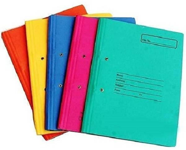 DSR Board 10 Pcs Set Multicolour Spring File Board/Cobra File Folder for Documents,Files for certificates and documents (File Folder for Office)