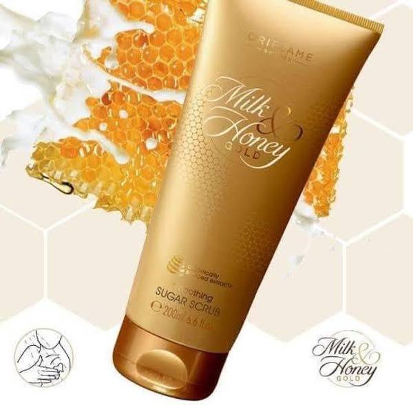 Oriflame Milk & Honey Gold Smothing Sugar Scrub Face Wash