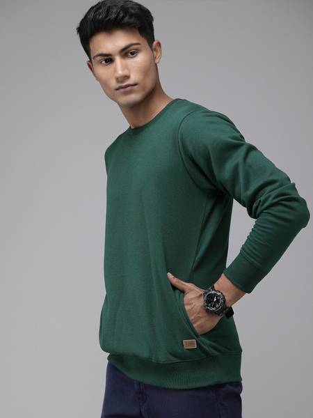 Roadster full sleeve 2025 solid men's sweatshirt