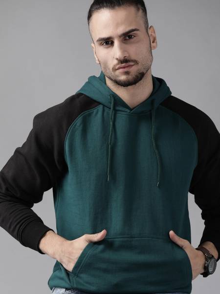 Roadster Full Sleeve Solid Men Sweatshirt