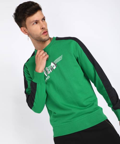 FILA Full Sleeve Printed Men Sweatshirt