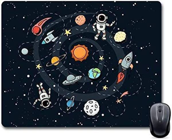 ZORI Astronaut Mouse Pad for Work from Home/Office/Gaming |Anti-Skid, Anti-Slip, Rubber Base Mousepad