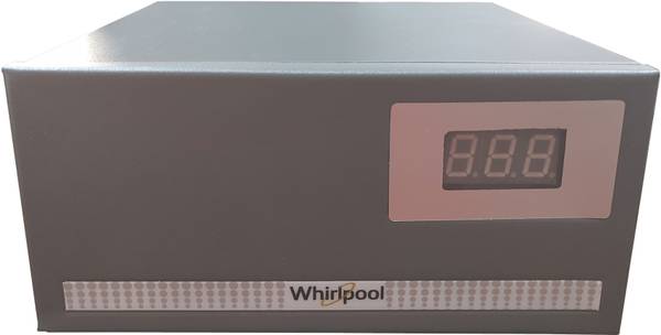 Whirlpool Stabilizer For Fridge Up to 450 Ltr Single & Double Door Refrigerator Voltage Stabilizer (Black & Grey) Voltage Stabilizer