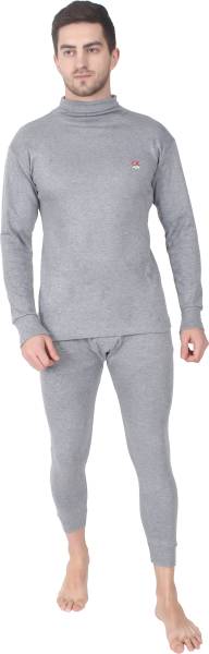 ALFA High Neck Winter Wear Men Top - Pyjama Set Thermal