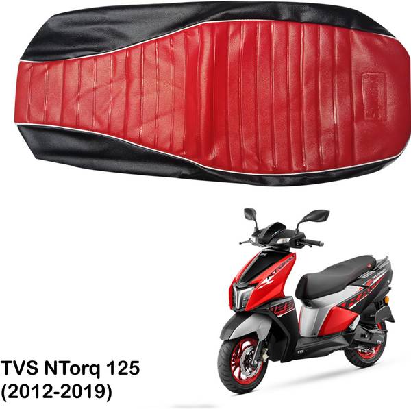 Znee Smart PU Leather Designer Bike Scooter Seat Cover for ( Comptable 2012-2019) Single Bike Seat Cover For TVS NTorq 125