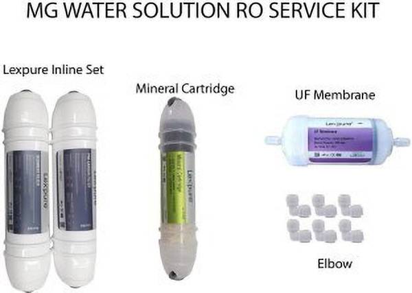 Max In New Trending MG WATER SOLUTION Pre Sediment Inline Mineral Cartridge UF Membrane Elbow Ro Service Kit Solid Filter ... Pleated Filter Cartridge