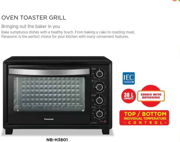 Panasonic 38-Litre NB-H3801 KSM-OTG Oven Toaster Grill (OTG)