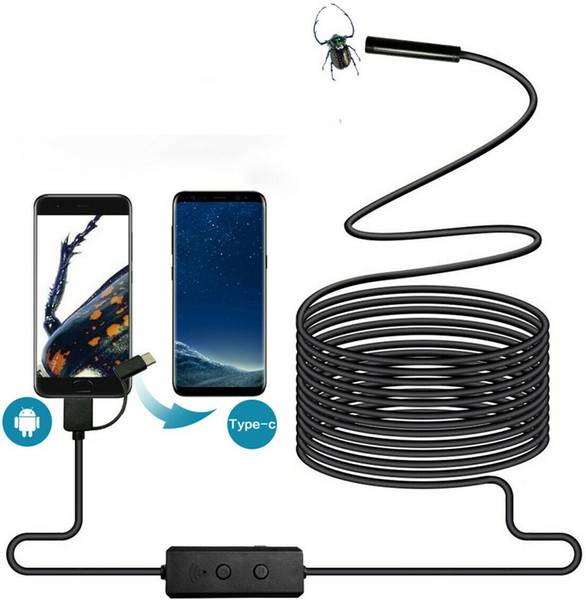 AVOIHS Waterproof Endoscope 5m Cable Inspection Borescope for Phone PC Tablet Spy Camera Android Endoscope Camera Borescope Inspection Security Camera...