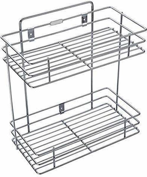 NEXUS Stainless Steel Storage Rack 2 Layer Wall Mount Hangin Rack Containers Kitchen Rack