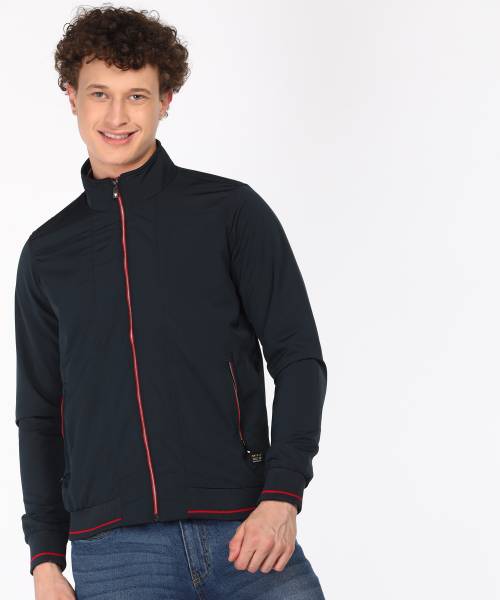 Spykar full sleeve solid on sale men's jacket