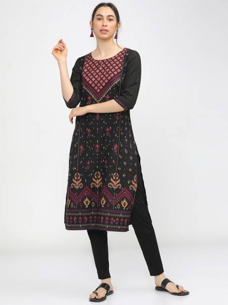 KETCH Women Printed Straight Kurta