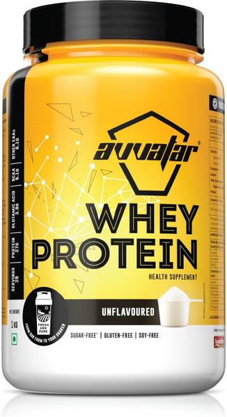 Avvatar Raw Unflavoured Whey Protein  (1000 g, Unflavoured)
