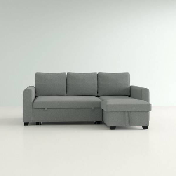 INSTYLE sofacumbed02 4 Seater Double Solid Wood Pull Out Sofa Cum