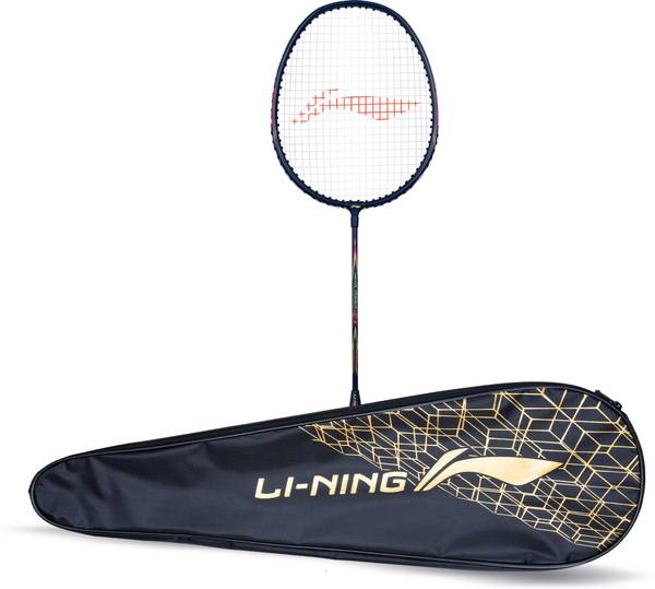 LI-NING Mega Power MP 8 - Pack of 1 + 1 Full Cover Multicolor Strung Badminton Racquet