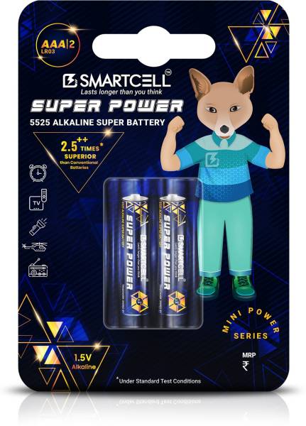 Smartcell 1.5V AAA Non-Rechargeable Alkaline Mini Series Battery