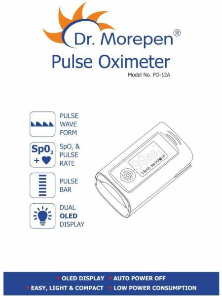 Dr. Morepen Dr.Morepen PO-12A Pulse Oximeter Pulse Oximeter