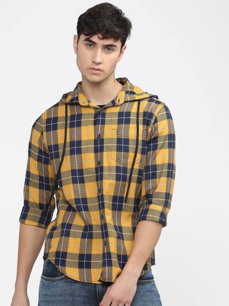 KETCH Men Checkered Casual Multicolor Shirt