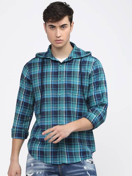 KETCH Men Checkered Casual Multicolor Shirt