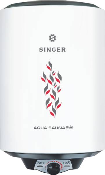 Singer 15 L Storage Water Geyser (Aqua Sauna Plus 15L, White)