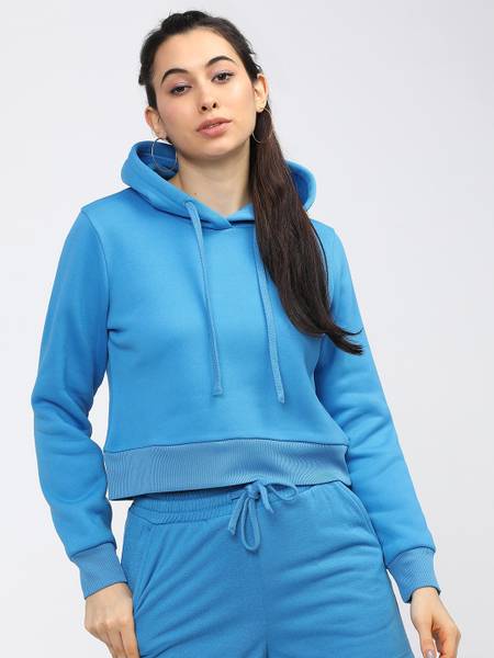 Tokyo Talkies Full Sleeve Solid Women Sweatshirt
