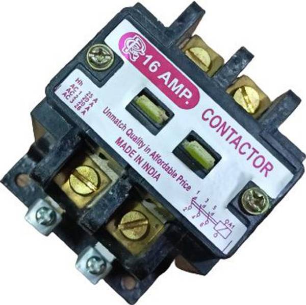 rc electric india 2 pole contactor, brass kit and copper ?? nut Bolt pickup voltage 140V-240V AC 2 pole contactor brass kit and copper ?? nut Bolt pic...