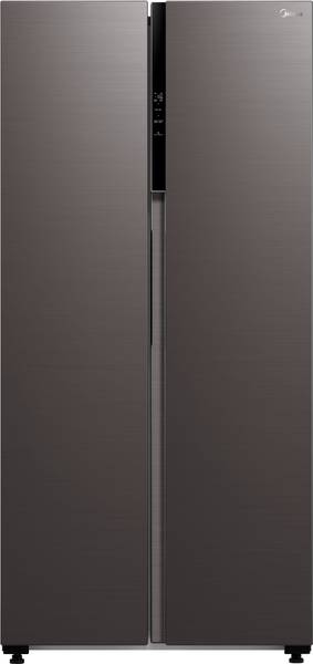 Midea 482 L Frost Free Side by Side Refrigerator  (Black, MDRS619FGG28IND)