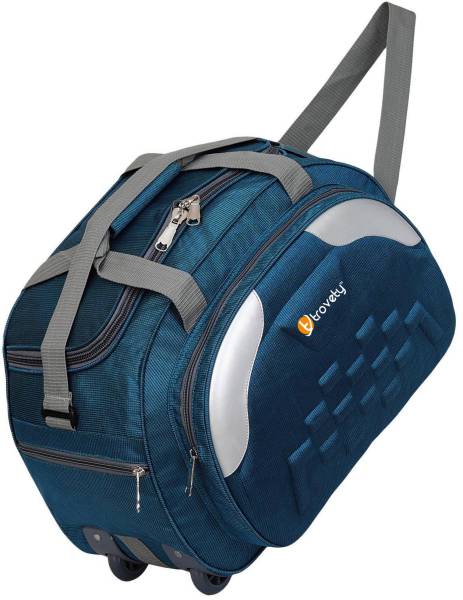 Trovety Travel Luggage (Expandable) Trovety Heavy Duty Branded Quality Duffel Luggage Travel Bag Duffel With Wheels (Strolley)