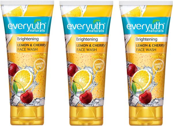 Everyuth Naturals Brightening Lemon & Cherry  Face Wash