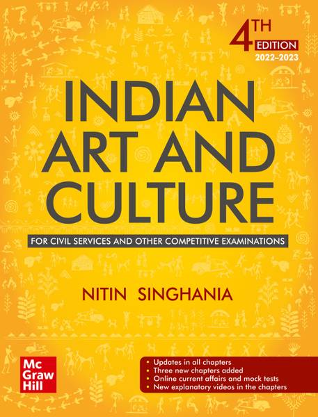 Indian Art and Culture ( English| 4th Edition) | UPSC | Civil Services Exam | State Administrative Exams  (English, Paperback, Singhania Nitin)