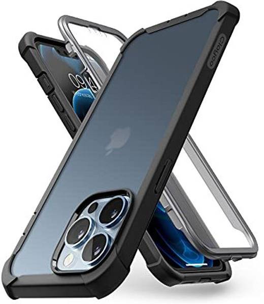 Clayco Rugged Case Front & Back Case for Apple iPhone 13 Pro Max 6.7", Screen Protector, Raised Bezel for Screen and Camera