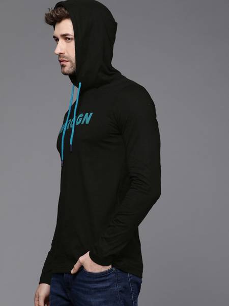 Wrogn hooded t 2025 shirt