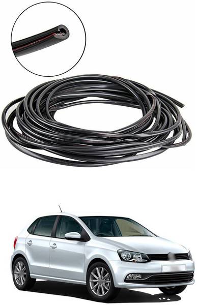 XZRTZ Car Door Edge Guards Clear, Rubber Seal Protector U Shape Edge Trim Car Door Edge Protection Fit for Most CarBlack 16Ft A249 Glossy Volkswagen P...