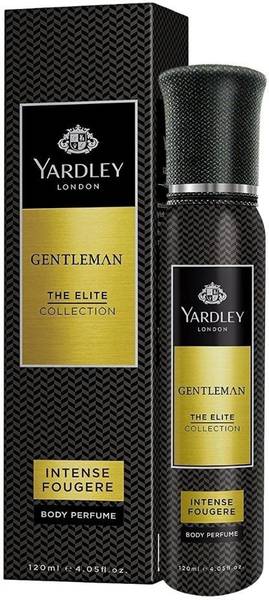 Yardley London 1 GENTALMAN THE ELITE ,COLLECTION INTENSE FOUGERE . 120 ML PACK OF 1 . Perfume Body Spray - For Men & Women