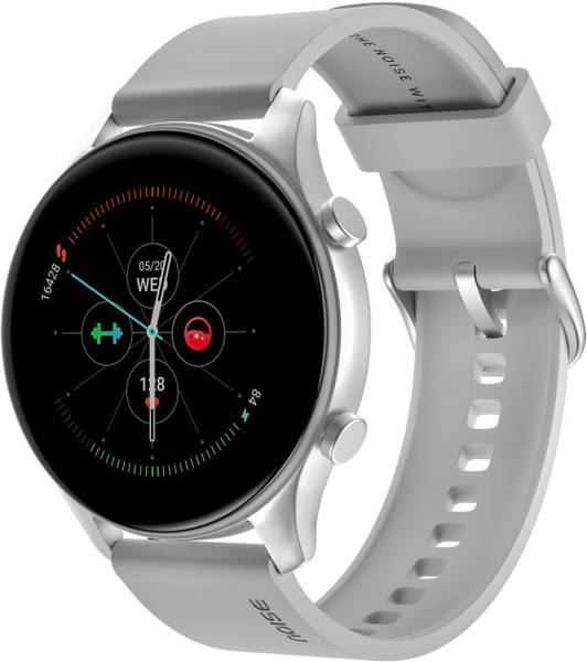 Noise Evolve 2 AMOLED with 42mm Dial Size Smartwatch  (Grey Strap, Regular)