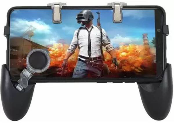 WHISTLE9 Latest analog trigger controller Gamepad 5 in 1 Mobile Remote Controller Gamepad Holder Handle Joystick Triggers for PUBG L1 R1 Shoot Aim But...