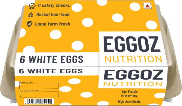 Eggoz Farm Fresh Hen White Eggs