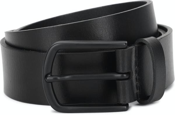 Allen Solly Men Black Genuine Leather Belt