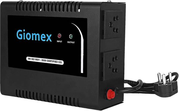 Giomex 100% Copper GMX75STB Voltage Stabilizer For TV Upto 75 Inch + Set Top Box and Home Theatre