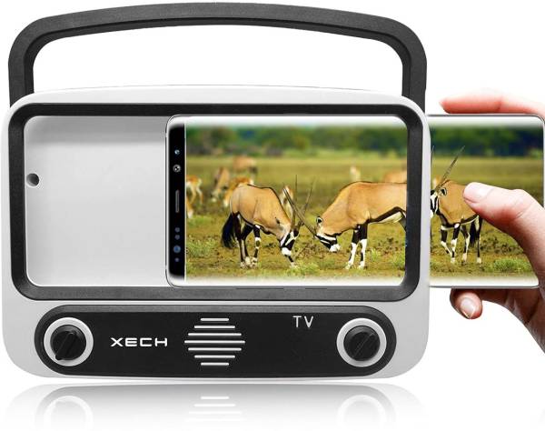 xech Wireless Bluetooth Speaker with Phone Holder Retro Radio Design TELLIVIBE MAX 5 W Bluetooth Speaker