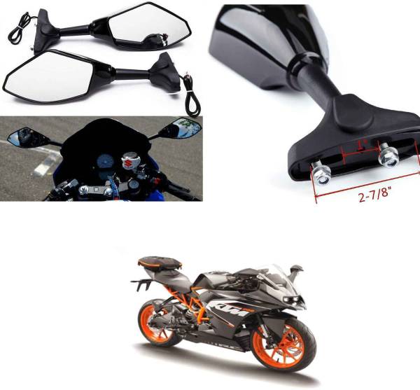 PECUNIA Power Rear View Mirror For KTM Universal For Bike