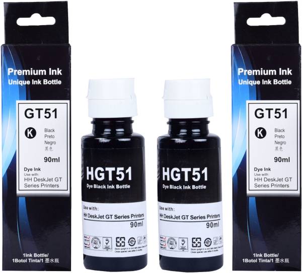 R C Print Compatible Ink for 310 315 319 410 415 419 5810 5820 5821 Inktank Printers Black - Twin Pack Ink Bottle