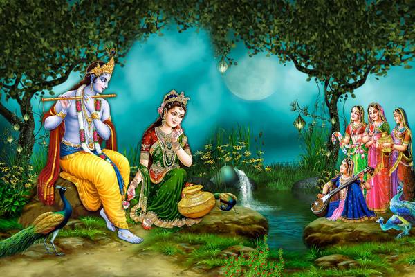 HD PRINT HOUSE Religious Multicolor Wallpaper