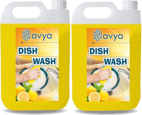 Navya 10 LTR Non Acidic dish wash Liquid Detergent (10l) Dish Cleaning Gel